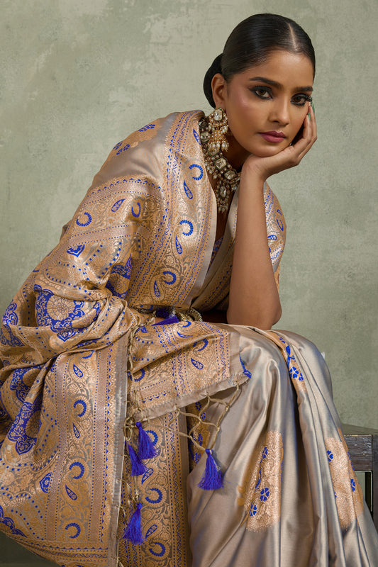 Mauve Woven Satin Silk Banarasi Saree-SAR11808_2_SareeButa.com