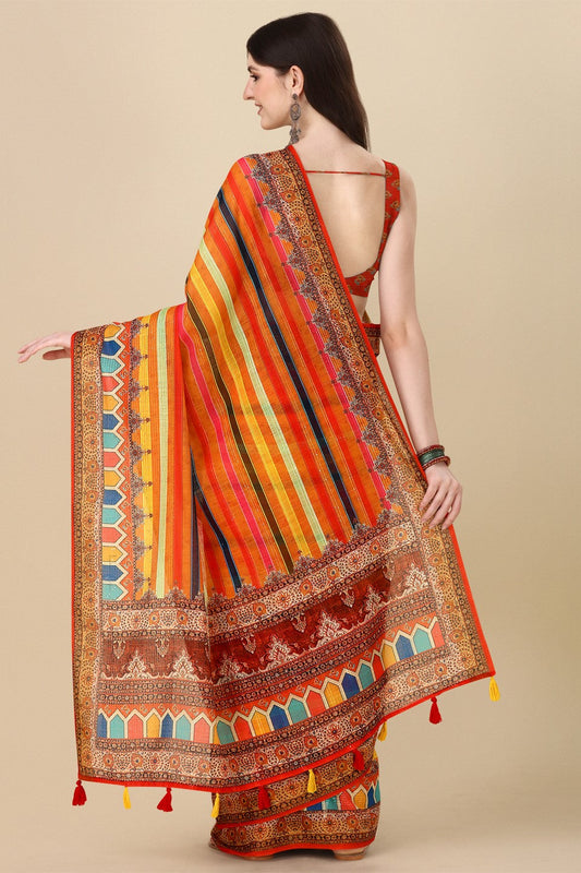 multi-printed-linen-saree-zb132683_2_SareeButa.com