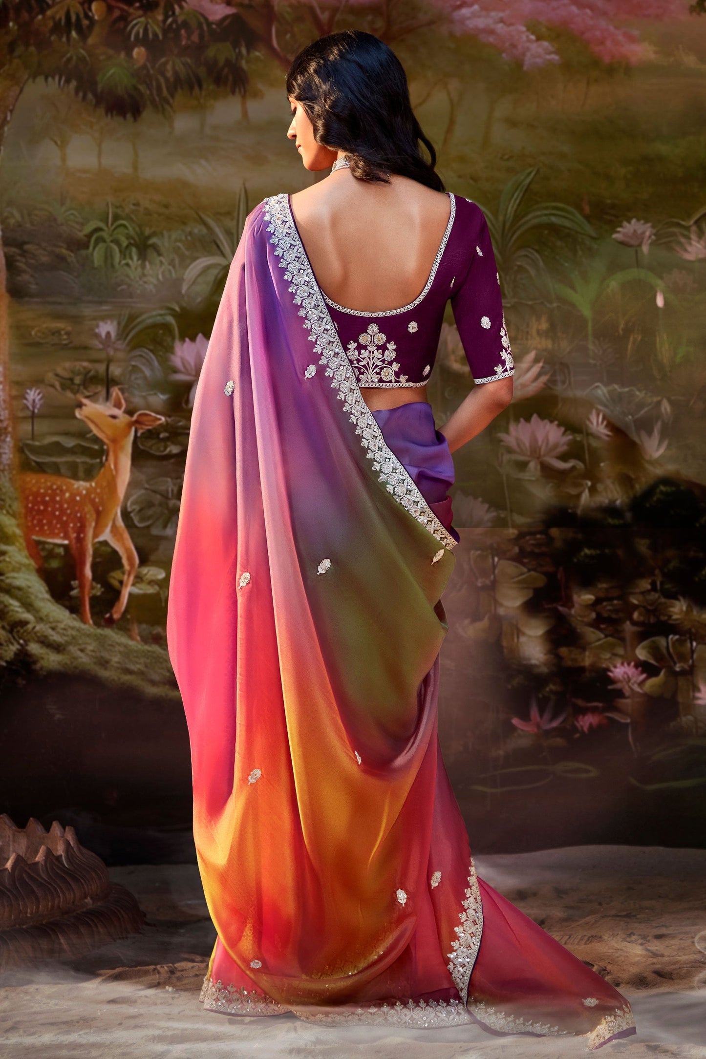multicolor-embroidered-organza-saree-zb132789_3_SareeButa.com