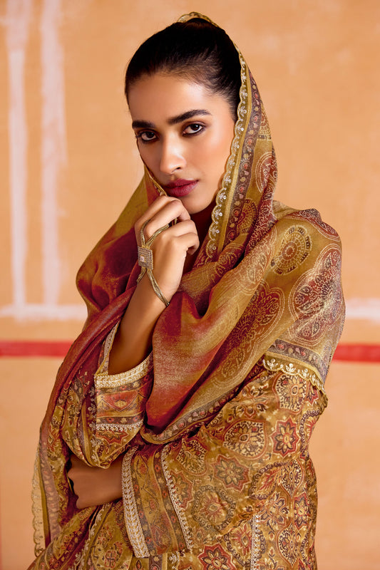 Multicolor Unstitched Embroidered Muslin Suit-SS198_2_SareeButa.com