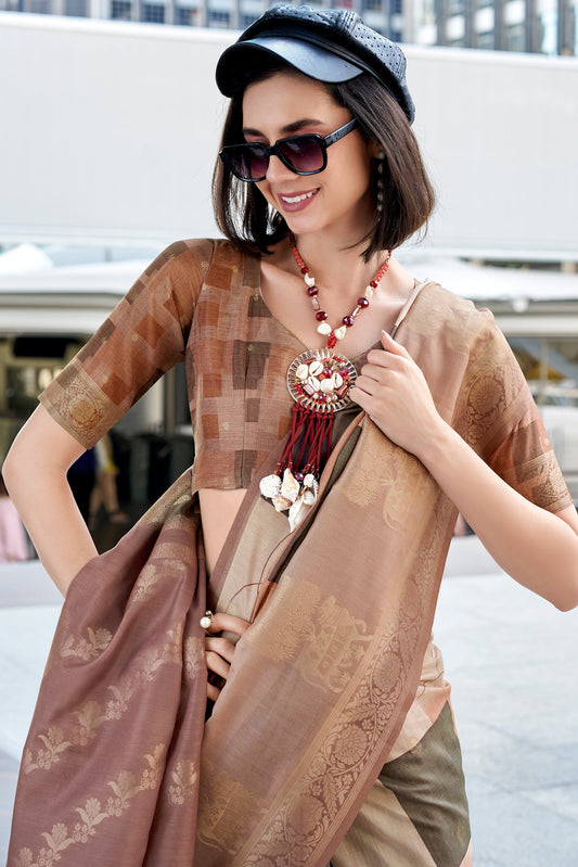 Multicolor Jacqaurd Silk Saree-ZB133853_2_SareeButa.com