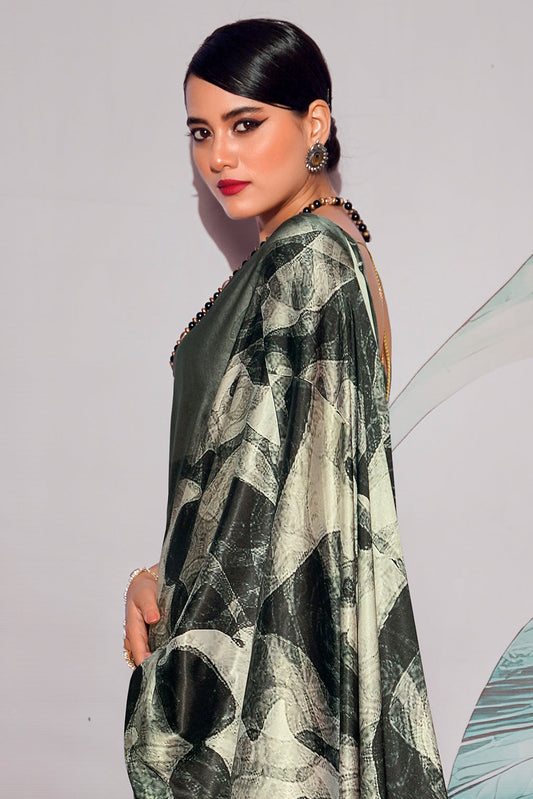 Multicolor Printed Satin Saree-ZB134389_2_SareeButa.com