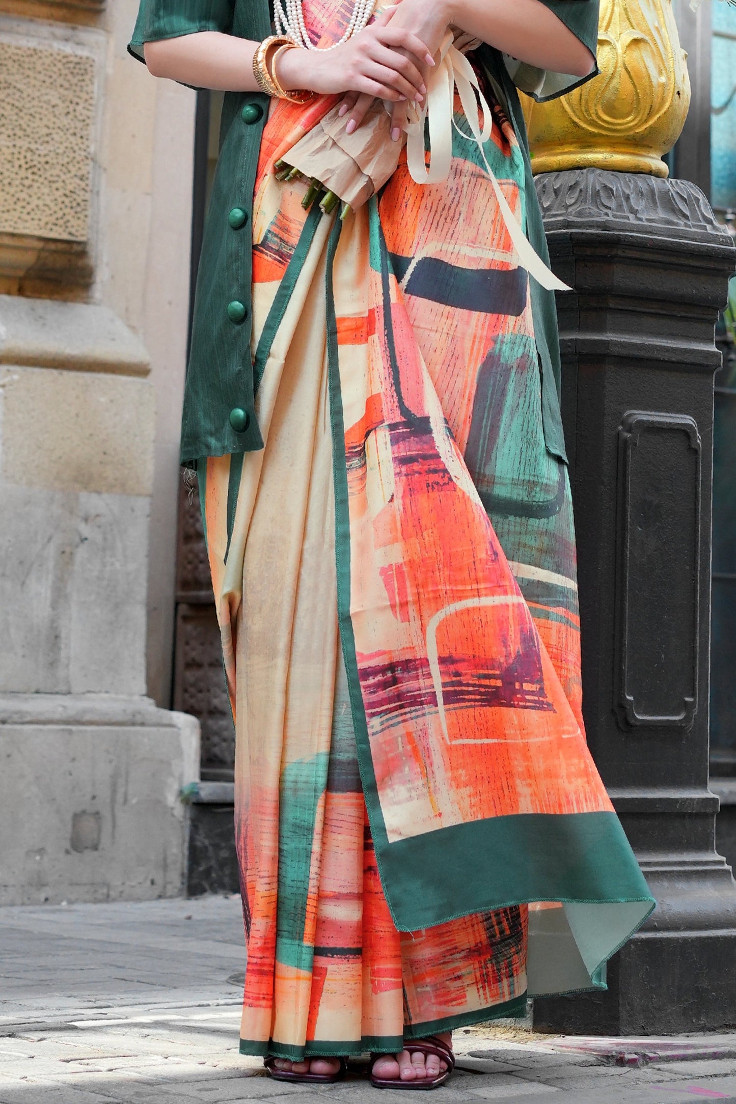 Multicolor Printed Silk Saree-SAR11364_4_SareeButa.com