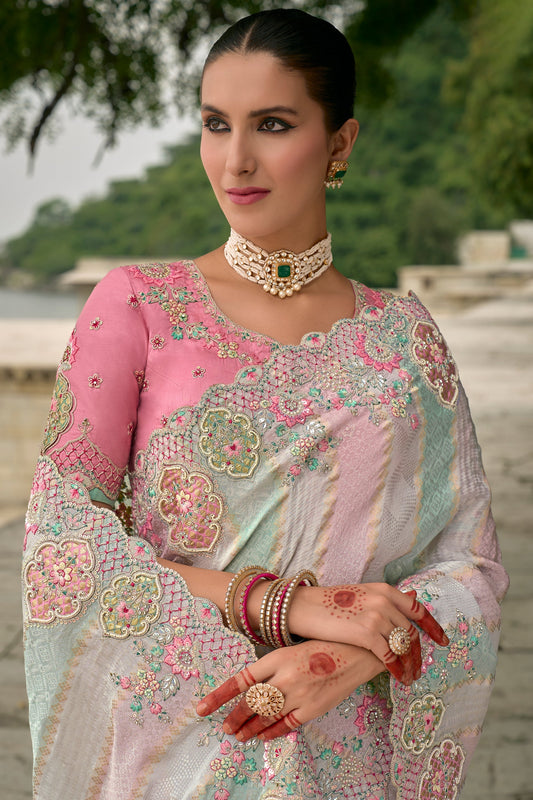 Multicolor Woven Banarasi Saree-ZB133329_2_SareeButa.com