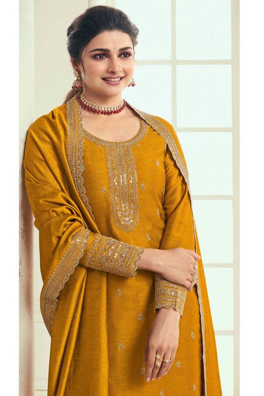 mustard-embroidered-georgette-palazzo-suit-zbss100011_2_SareeButa.com