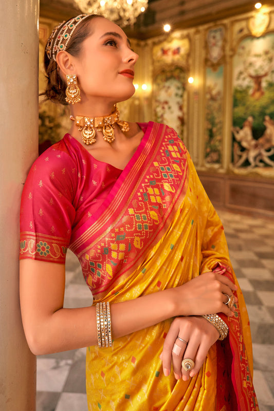 mustard-yellow-banarasi-silk-saree-zb131338_2_SareeButa.com