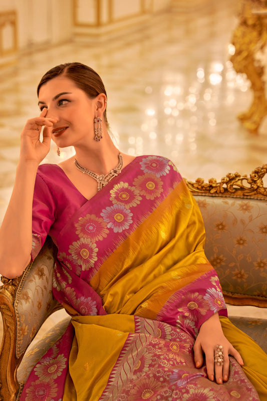 mustard-yellow-banarasi-silk-saree-zb131349_2_SareeButa.com