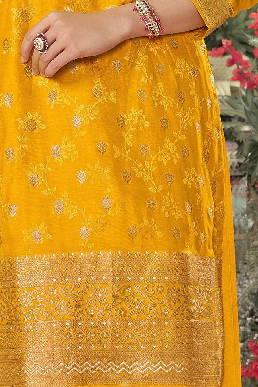 Mustard Readymade Dola Silk Suit-SS962_6_SareeButa.com