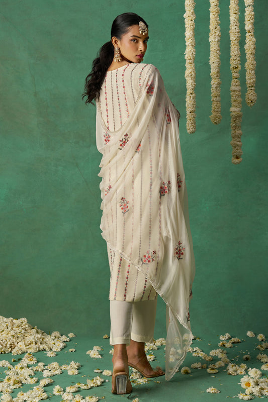 Off White Unstitched Embroidered Organza Salwar Suit-SS184_2_SareeButa.com
