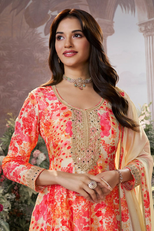 Off-White Readymade Silk Sharara Suit-SS977_2_SareeButa.com