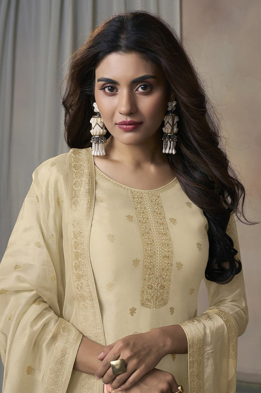 Off White Readymade Organza Suit-SS304_2_SareeButa.com