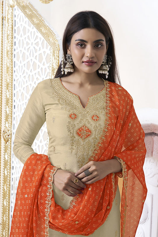 Off White Readymade Tissue Suit-SS298_2_SareeButa.com