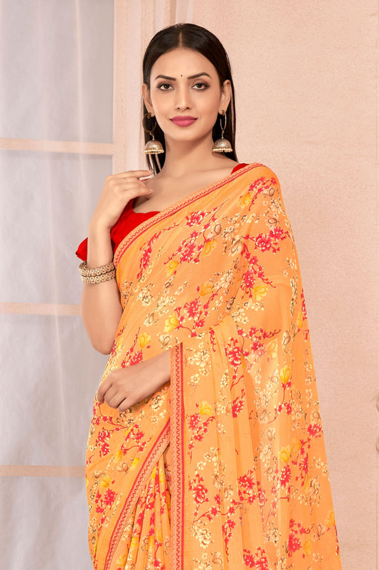 orange-printed-chiffon-saree-zb131640_2_SareeButa.com
