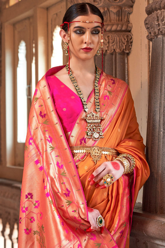 orange-woven-paithani-silk-saree-zb130982_2_SareeButa.com
