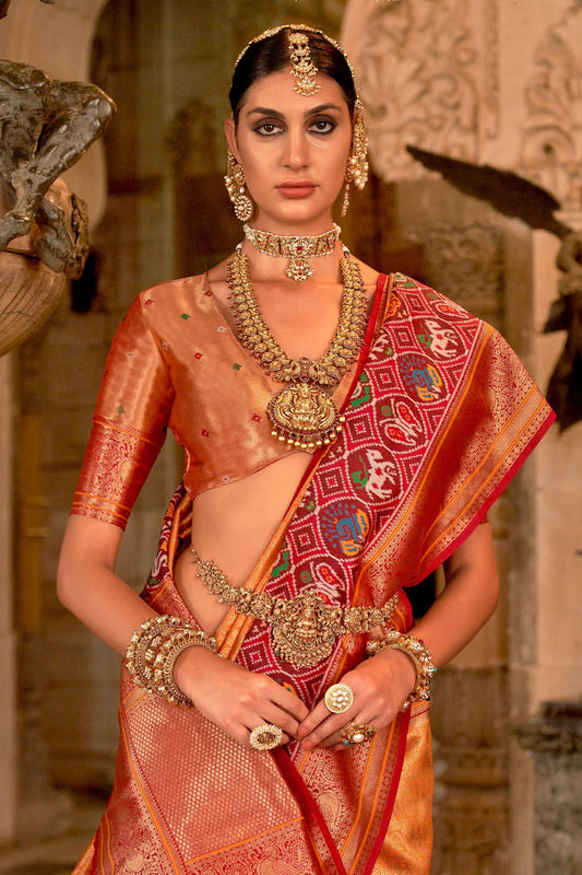 orange-woven-patola-silk-saree-zb130850_2_SareeButa.com