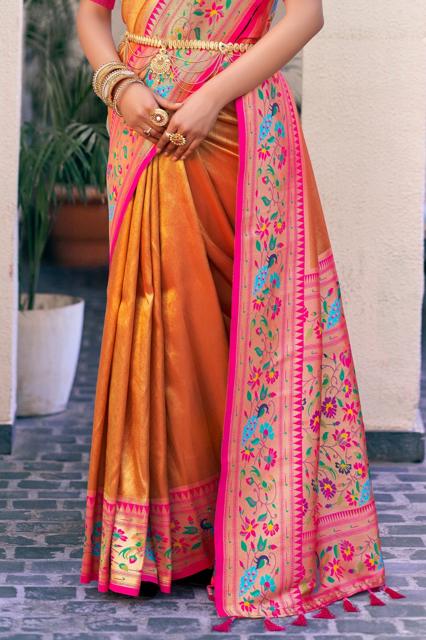 orange-paithani-saree-zb132385_4_SareeButa.com