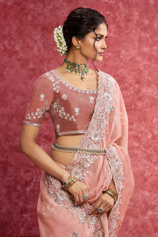 Peach Pink Embroidered Silk Saree-SAR10275_2_SareeButa.com