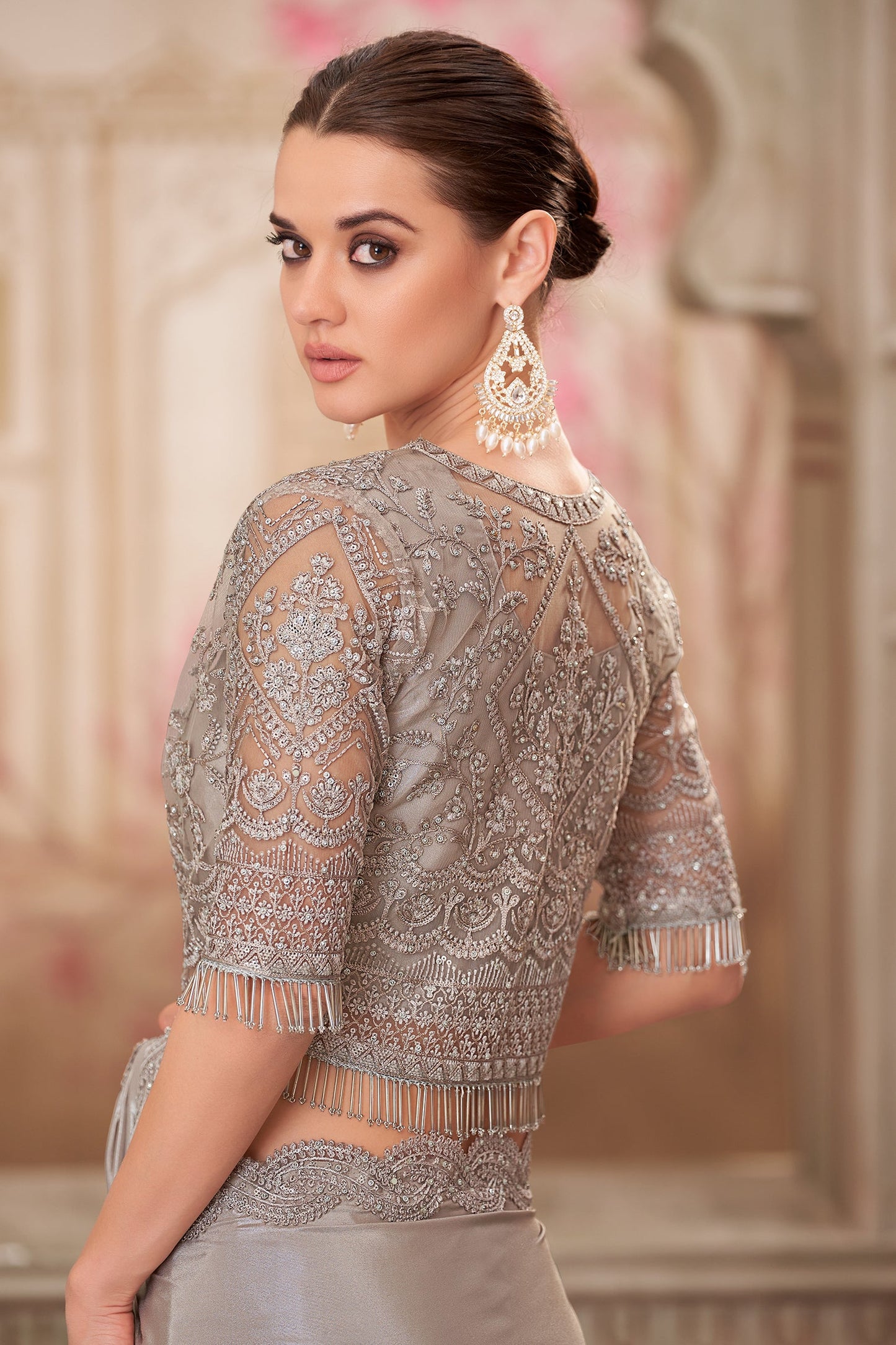 Pearl Grey Embroidered Satin Silk Saree-ZB134562_3_SareeButa.com