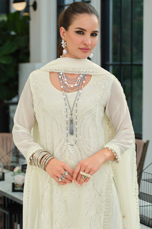Pearl White Readymade Embroidered Georgette Palazzo Suit-SAR11730_2_SareeButa.com