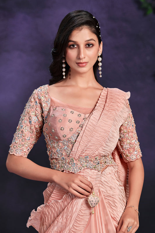 pink-crepe-satin-silk-readymade-saree-zb131316_2_SareeButa.com
