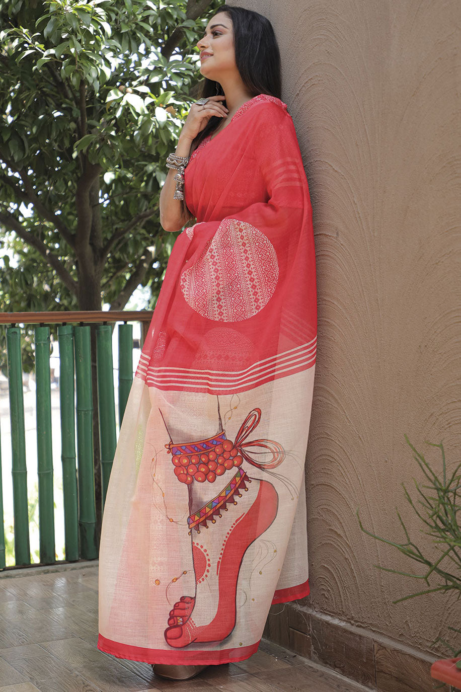 pink-linen-saree-zb130371_3_SareeButa.com