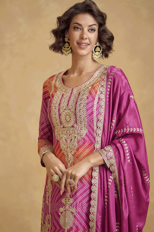 Pink Readymade Embroidered Chinon Silk Suit-SS879_2_SareeButa.com