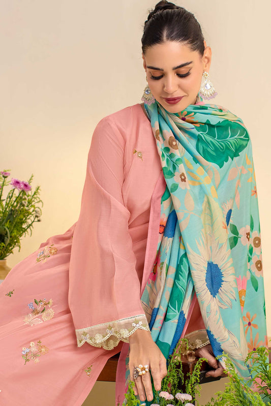 Pink Unstitched Cotton Suit-SS412_2_SareeButa.com