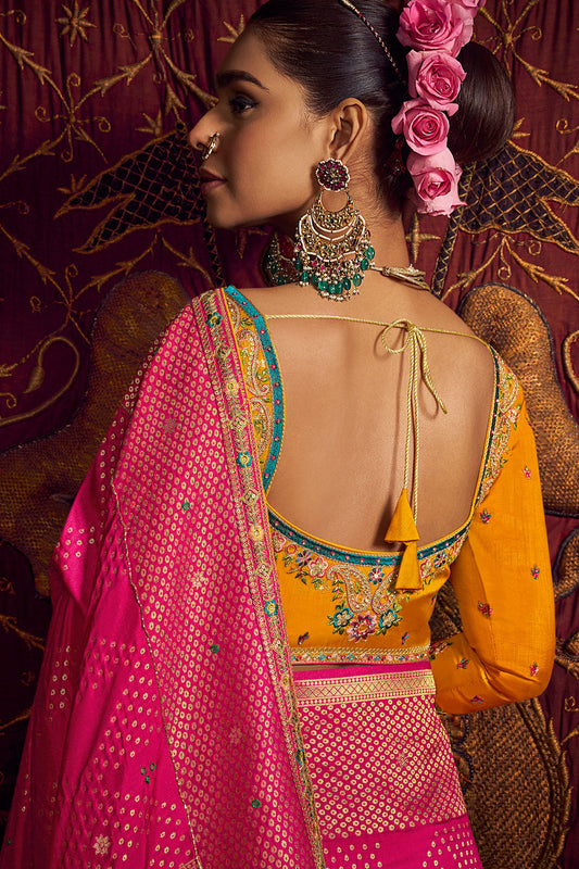 Pink Woven Pure Viscose Saree-ZB134046_2_SareeButa.com