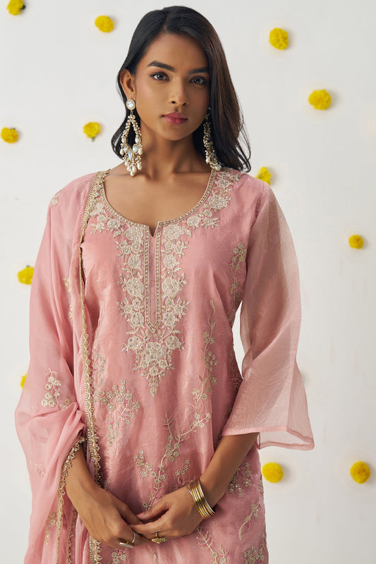 Pink Readymade Embroidered Crush Silk Suit-SS437_2_SareeButa.com