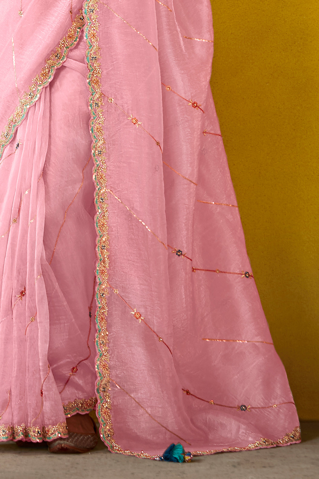 Pink Embroidered Glass Tissue Saree-ZB133816_4_SareeButa.com
