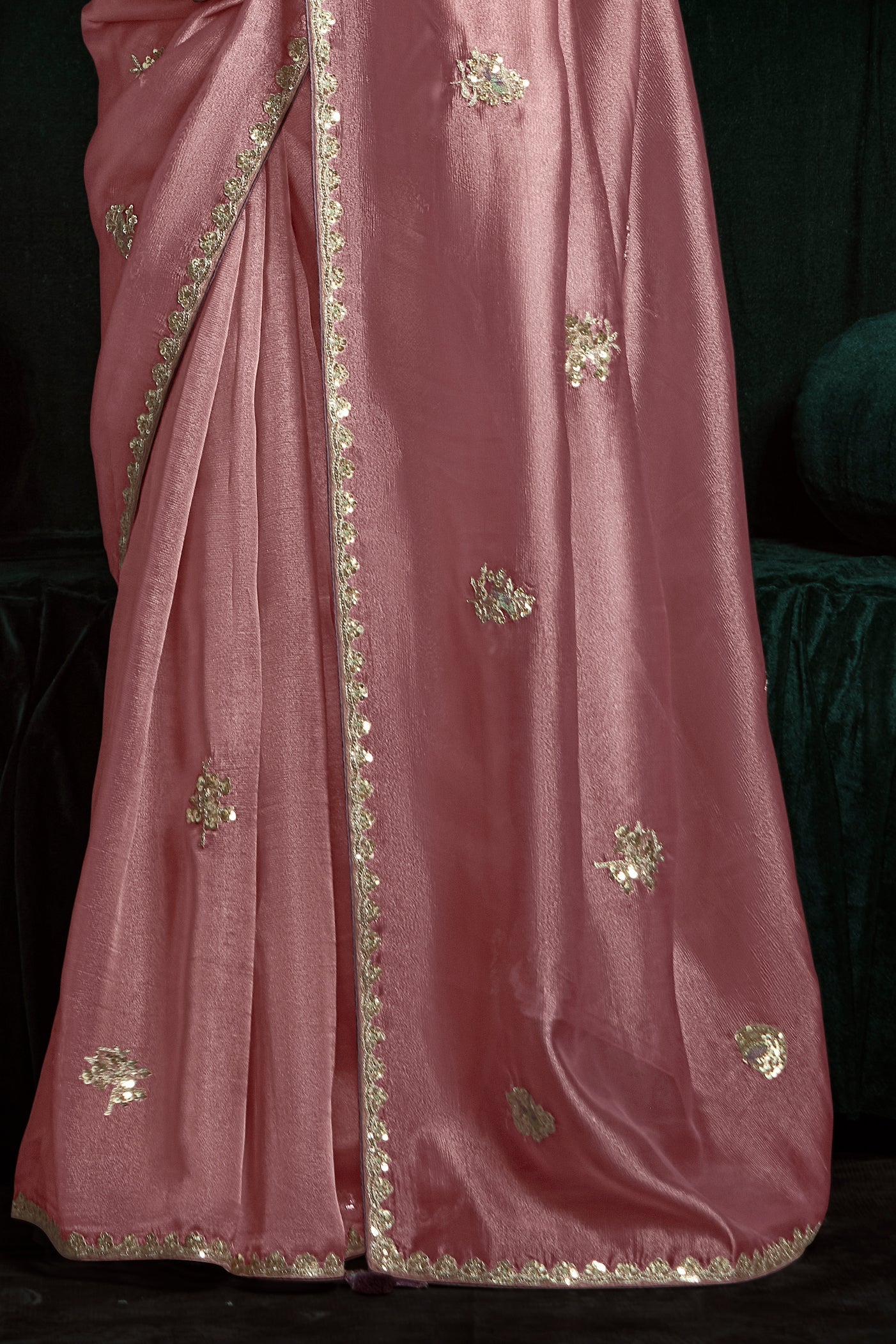 Pink Embroidered Organza Saree-ZB134079_4_SareeButa.com
