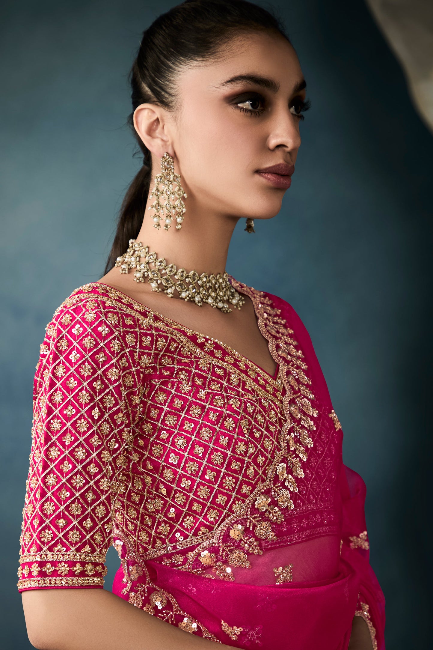 Pink Embroidered Tissue Saree-ZB134333_4_SareeButa.com