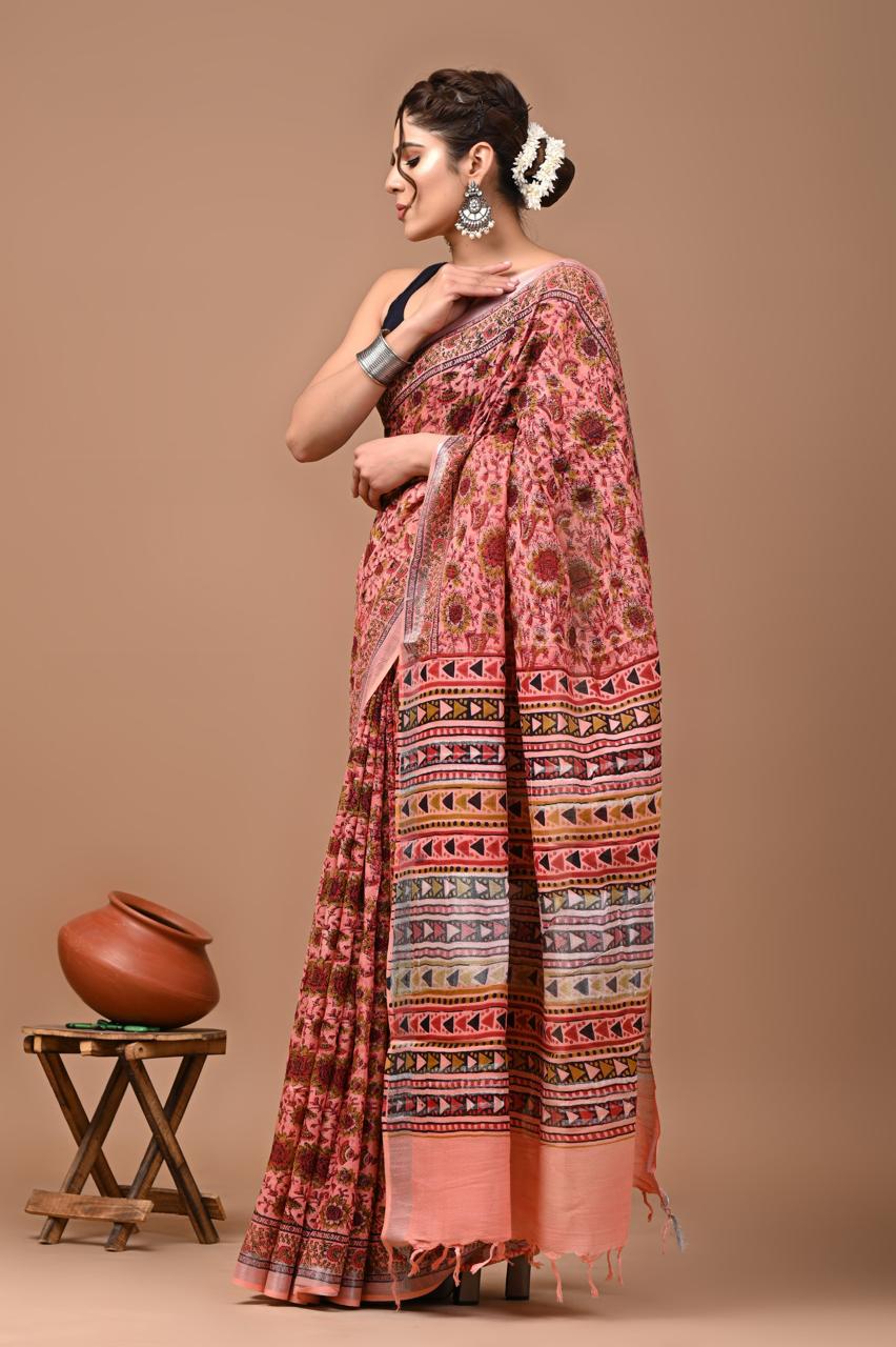 pink-handblock-print-cotton-linen-saree-zb132563_3_SareeButa.com