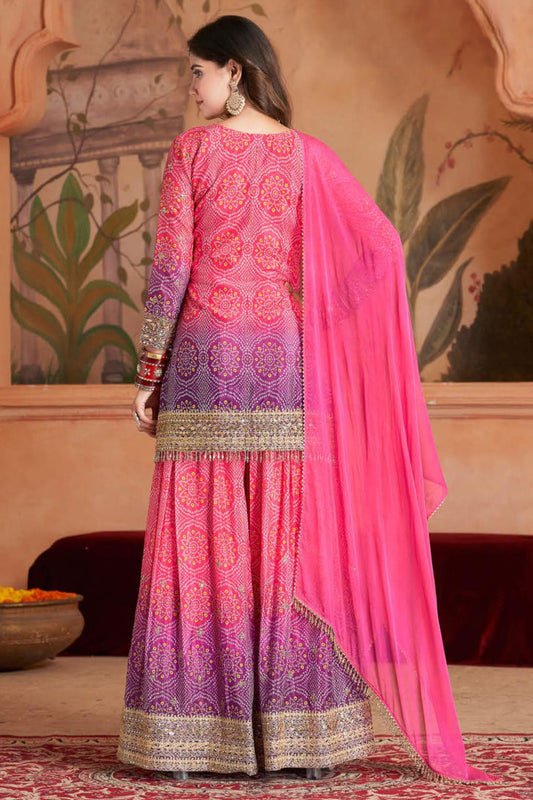 Pink Readymade Heavy Work Chinon Suit-SS345_2_SareeButa.com
