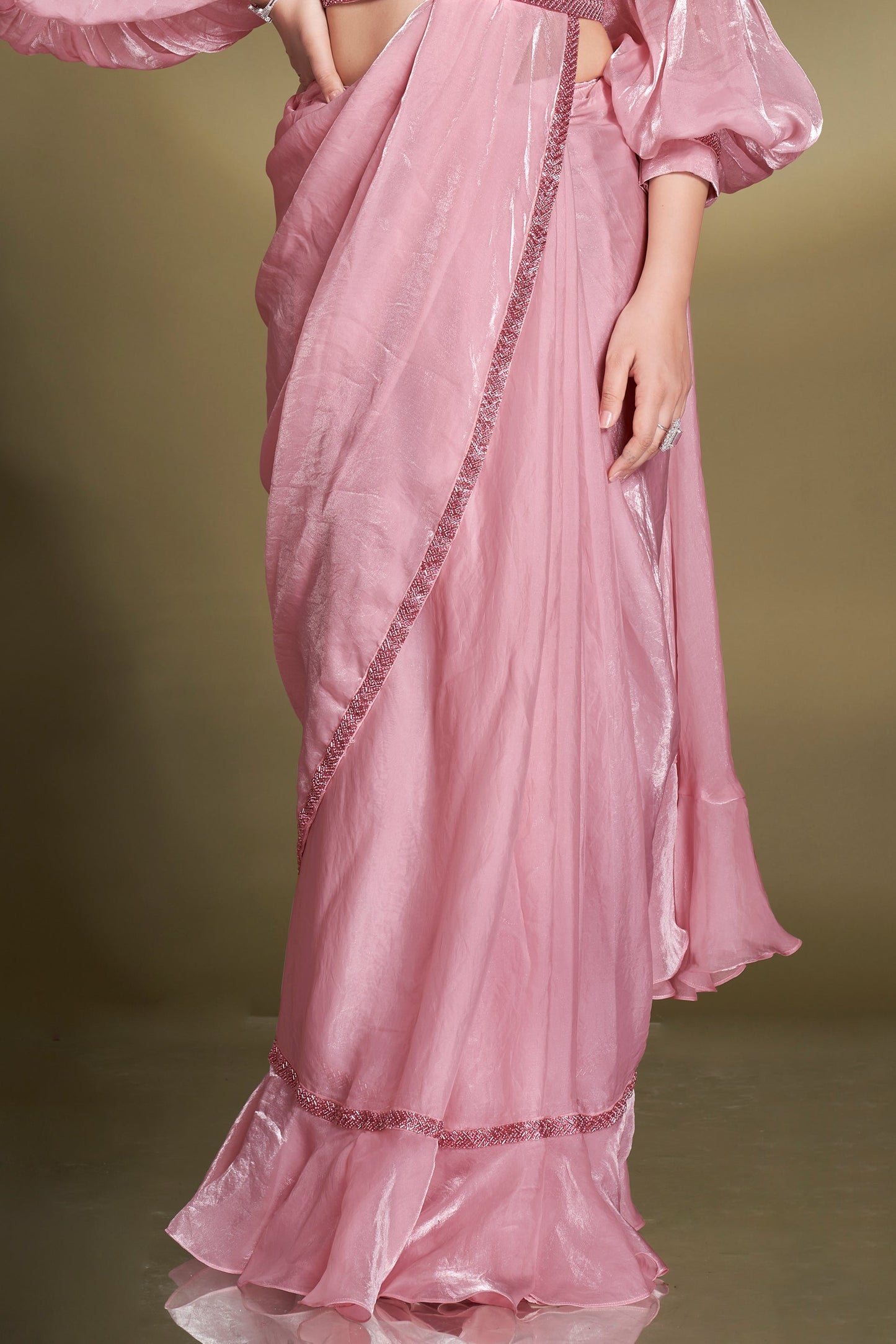 Pink Satin Silk Ready to Wear Saree-ZB134612_4_SareeButa.com