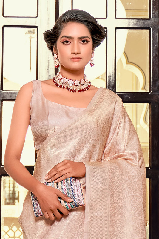 Light Pink Woven Silk Saree-ZB134150_2_SareeButa.com