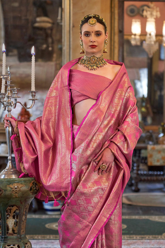 Pink Woven Tissue Silk Saree-SAR11319_2_SareeButa.com