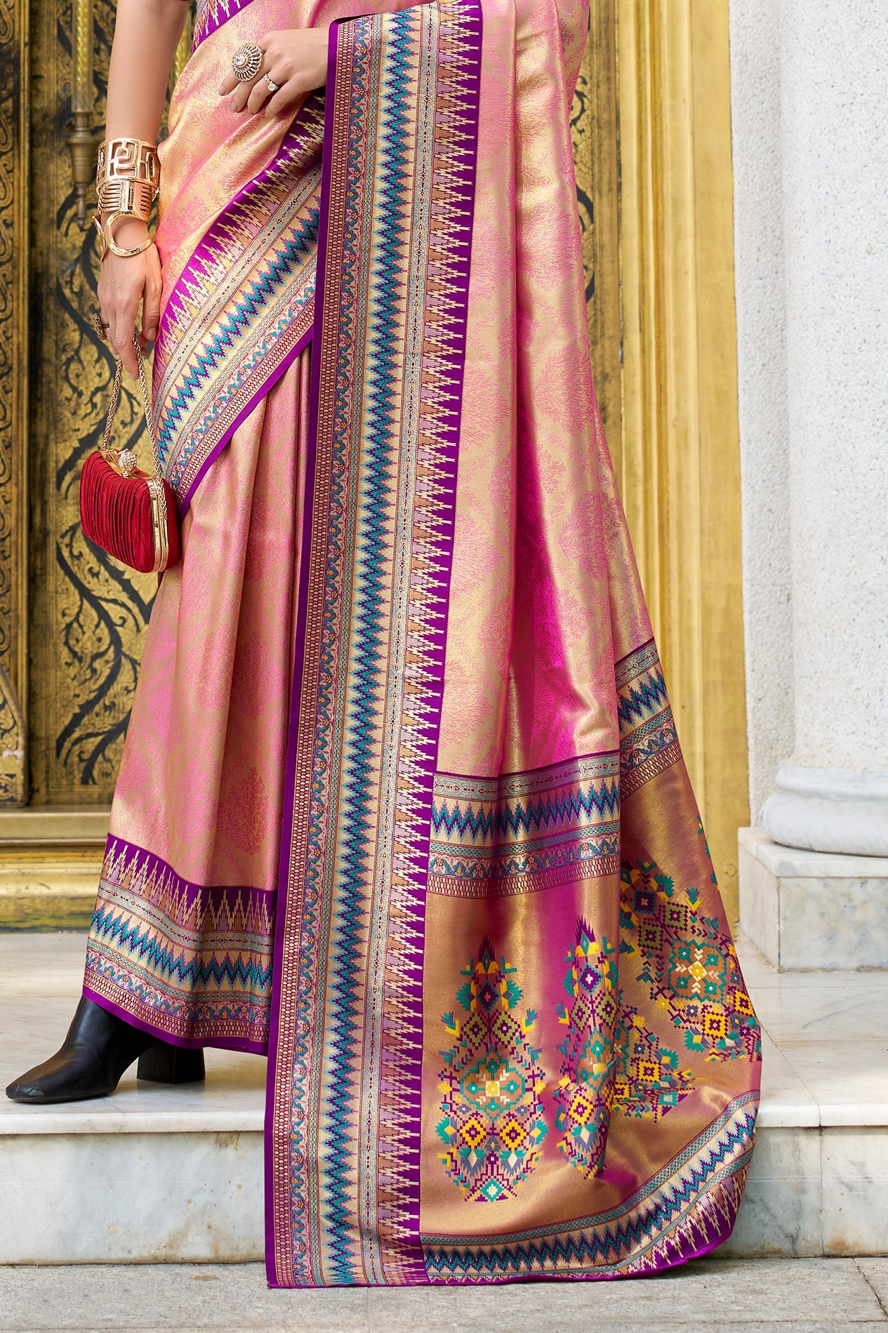 Pink Woven Tissue Silk Saree-ZB134038_4_SareeButa.com