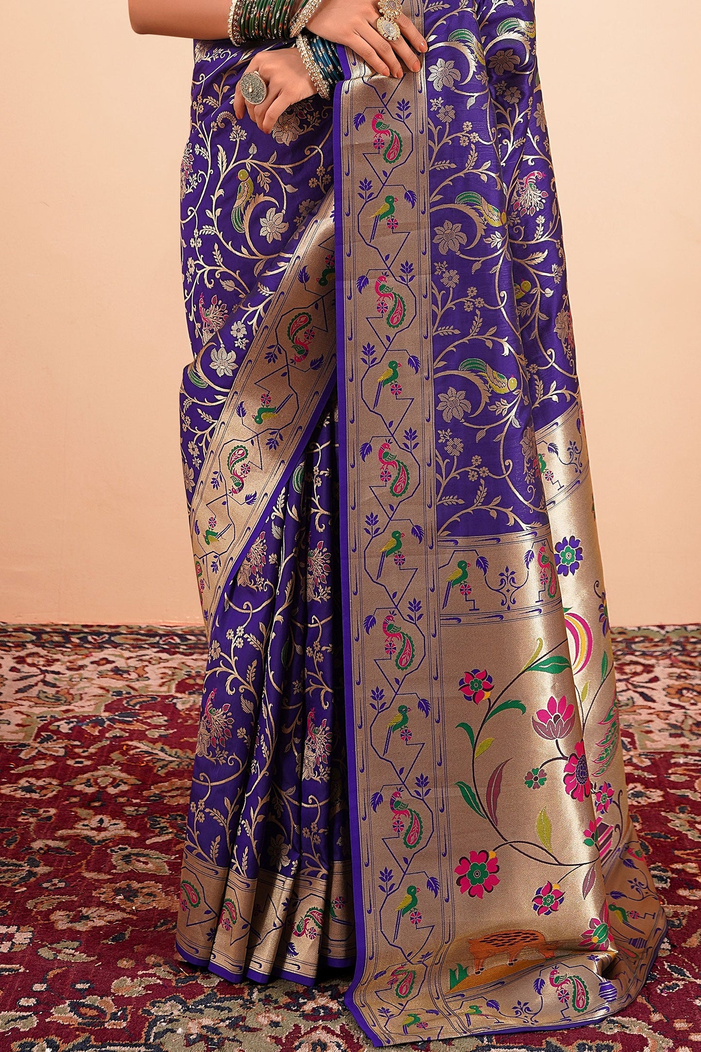 Purple Paithani Silk Saree-ZB133957_3_SareeButa.com