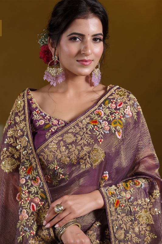 Purple Banarasi Crush Silk Saree-ZB133986_2_SareeButa.com