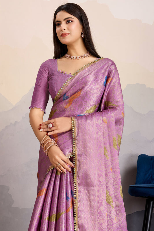 Purple Brocade Silk Saree-ZB134253_2_SareeButa.com