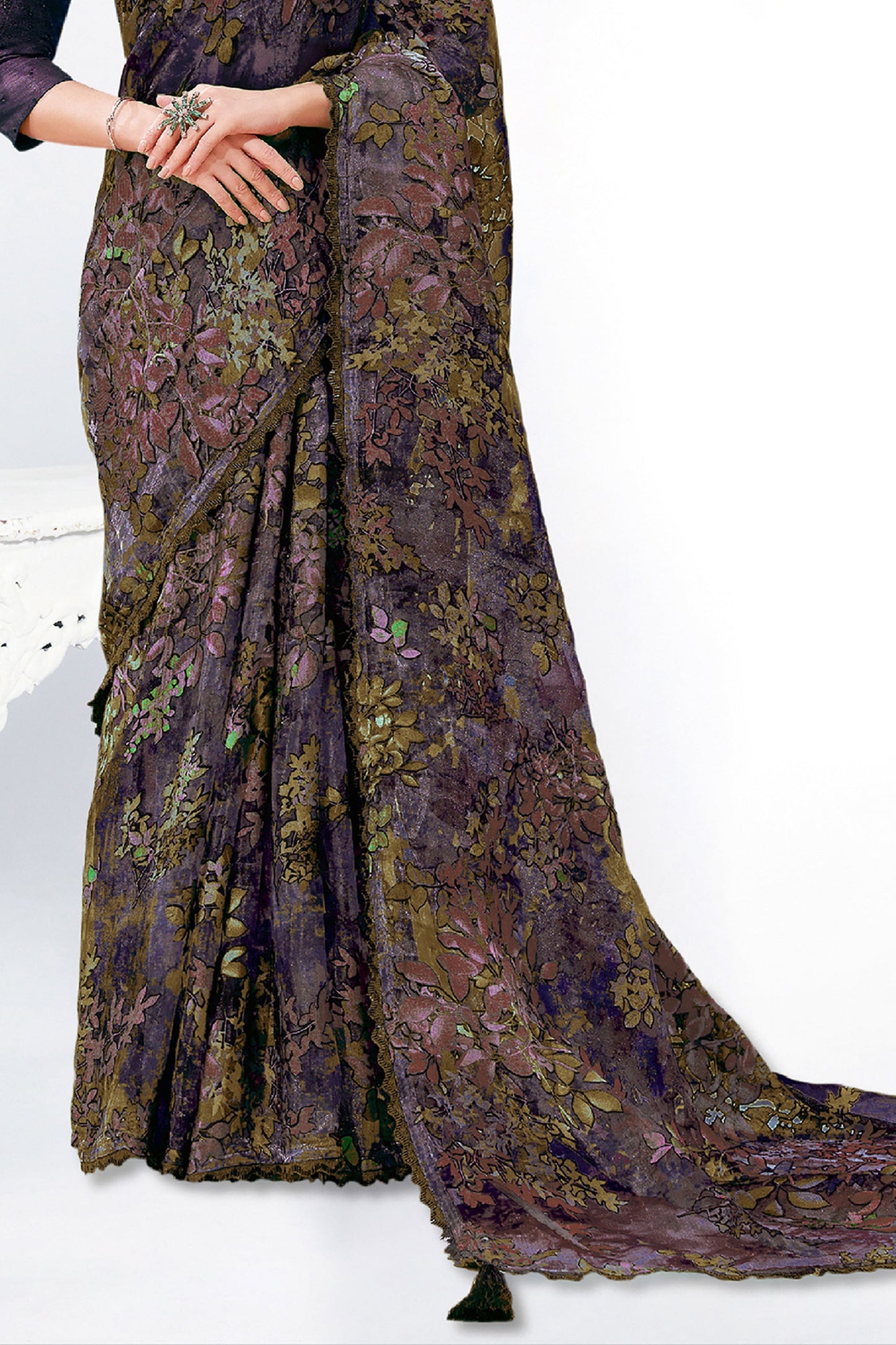 Purple Digital Printed Brasso Silk Saree-SAR10272_3_SareeButa.com