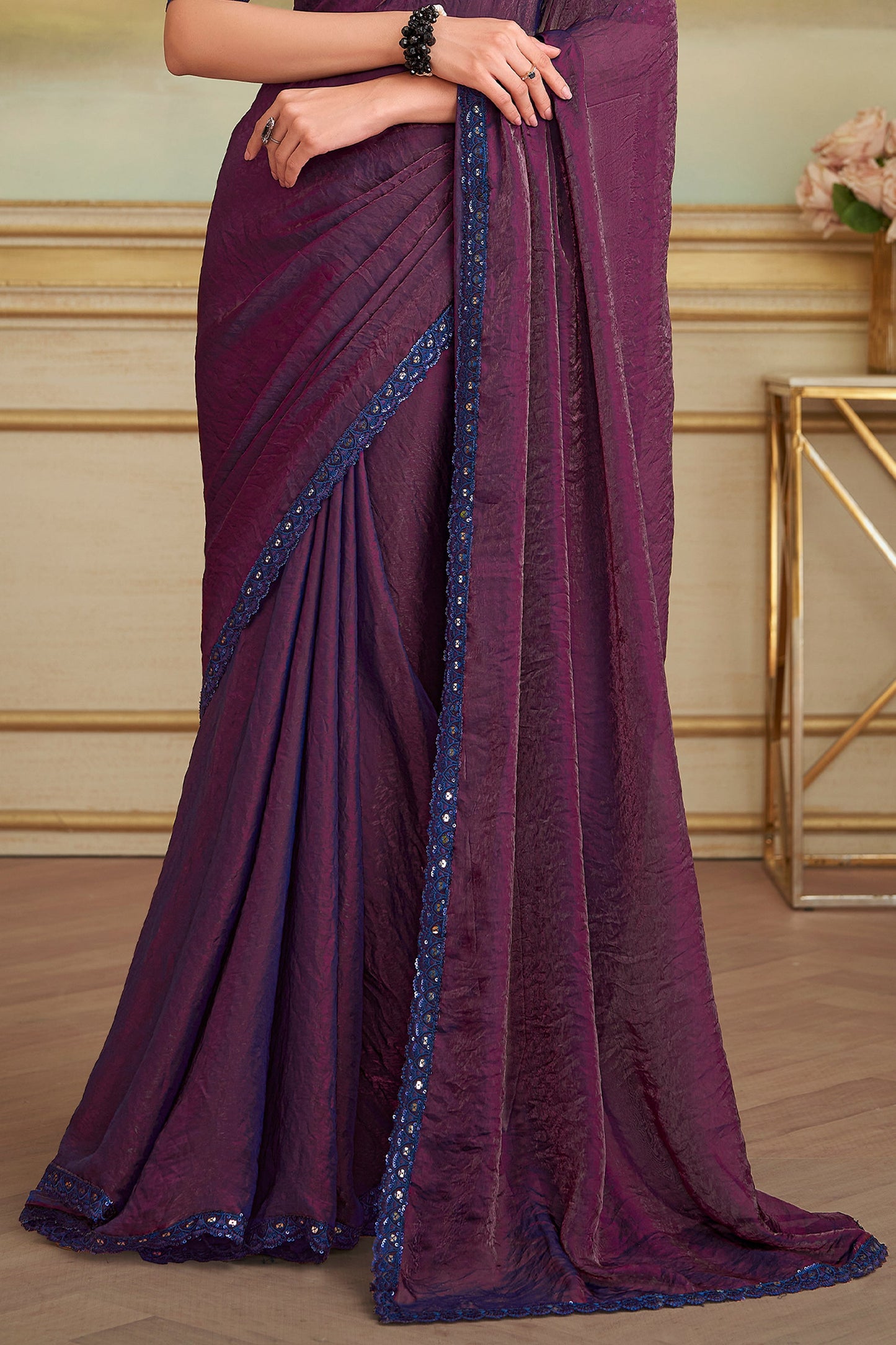 Purple Embroidered Georgette Saree-SAR10846_4_SareeButa.com