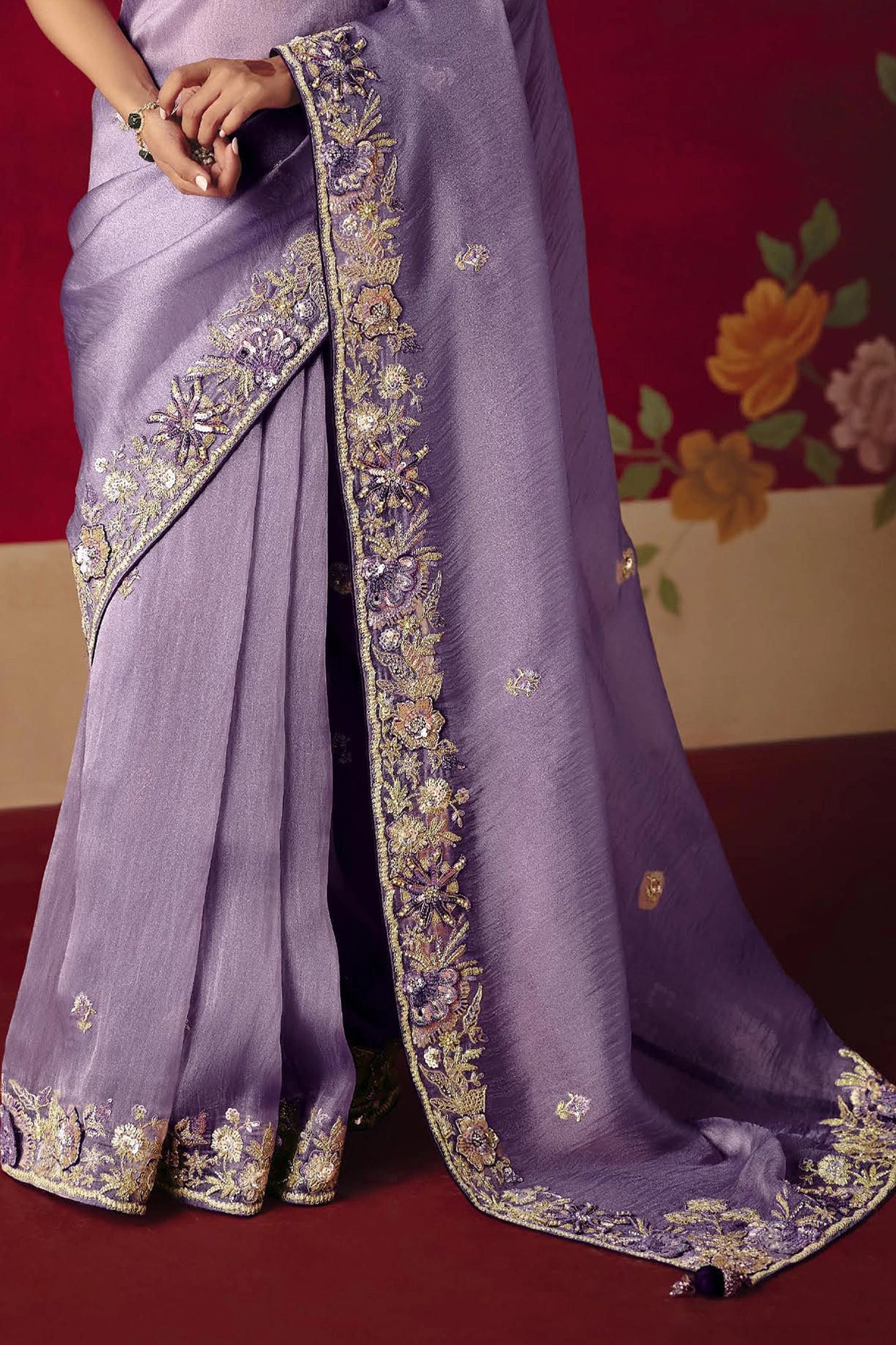 Purple Embroidered Tissue Silk Saree-SAR11456_5_SareeButa.com