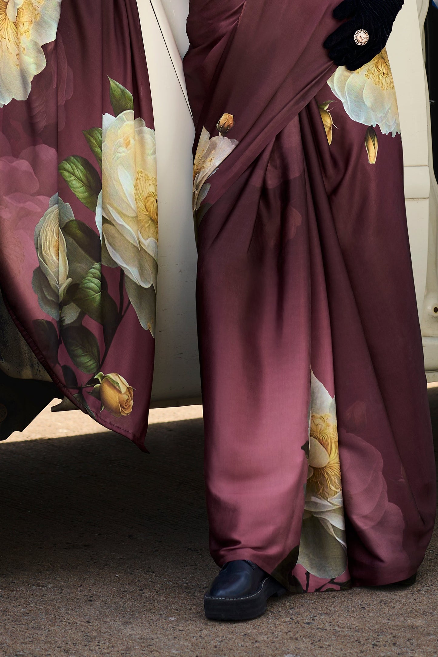 Purple Printed Satin Crepe Saree-ZB134003_4_SareeButa.com
