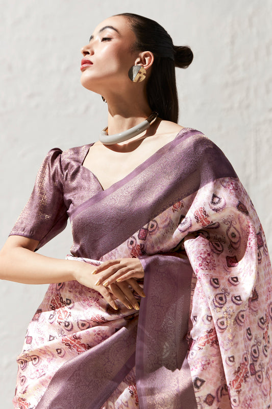 Purple Printed Silk Saree-ZB133416_2_SareeButa.com