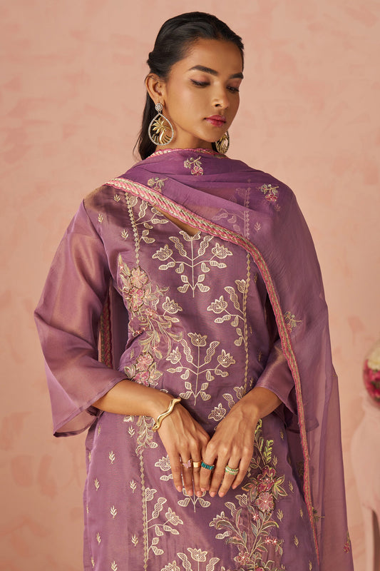 Purple Readymade Embroidered Silk Suit-SAR11654_2_SareeButa.com