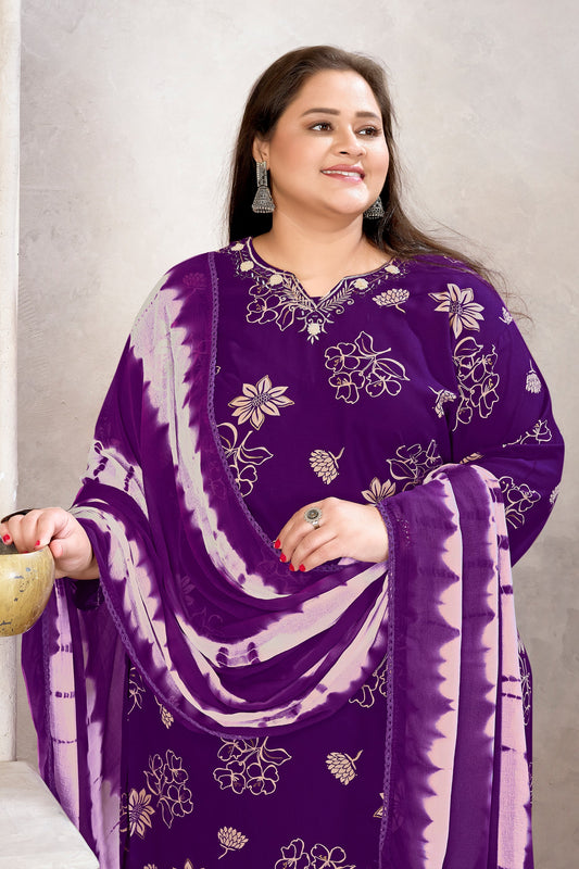 Purple Readymade Rayon Suit-SAR11768_2_SareeButa.com