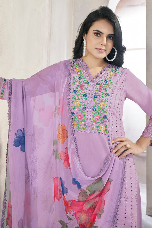 Purple Readymade Viscose Silk Suit-SS339_2_SareeButa.com
