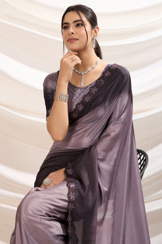 Purple Stone Work Crepe Saree-ZB134479_2_SareeButa.com